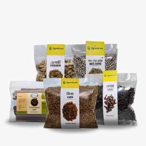 Spice Combo-2 (Elachi-100g, Darchini- 100g, Lobongo-100g, Shada Golmorich-100g, jeera- 100g)
