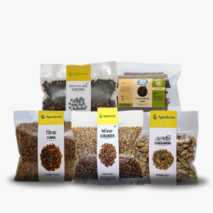 Spice Powder Combo-1 (Jeera- 100g, Dhonia- 100g, Dharchini- 100g, Elachi- 100g, Kalo Golmorich- 100g)